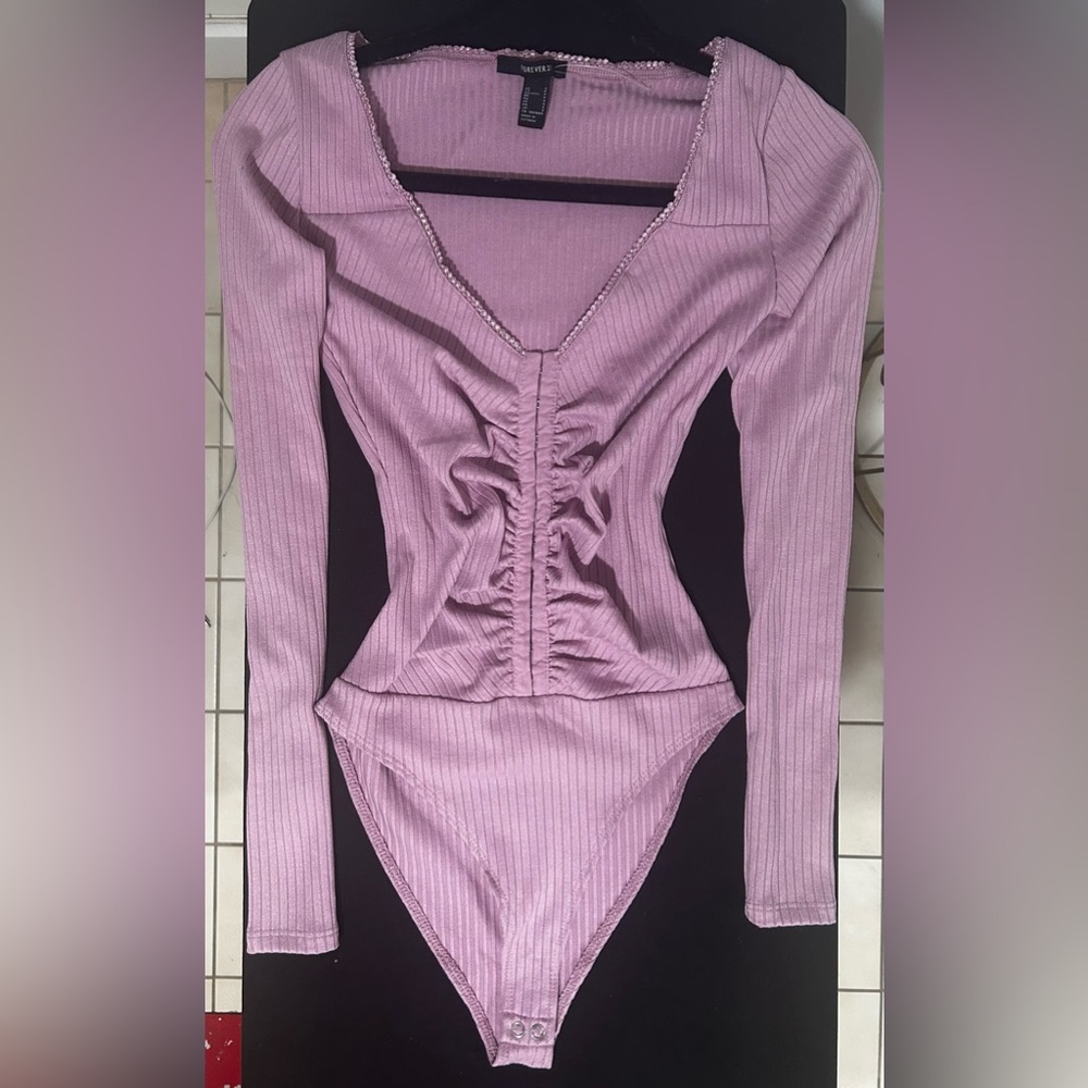 Pink Long Sleeve Bodysuit